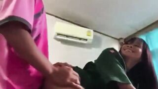Em gái 2k10 tự nguyện chu đít cho người yêu đụ tự quay clip làm kỉ niệm.