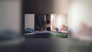 Clip kĩ niệm của cặp đôi sinh viên trẻ vú bự ở trọ sống cùng nhau ngày nào cũng đụ