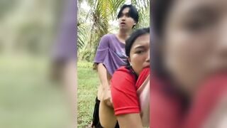 Cháu họ nứng cặc xin dì út đụ dì dắt ra vườn vắng sau nhà cho đụ còn cho suất vào lồn