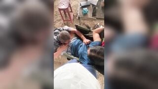 Con trai có hiếu thương cha neo đơn để cha bú lồn vợ mình để toả lòng hiếu đạo.