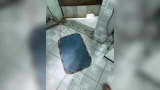 Thằng cháu họ canh dì út đi tắm rồi quay lén cảnh dì rửa lồn cực đả.