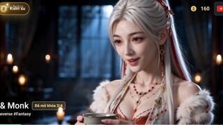 Thầy sư và gái xinh