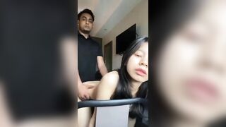 Idol tiktok Dee Dee mình dây vú bự mê cặc to lộ clip địt nhau với Tây cực dâm #10