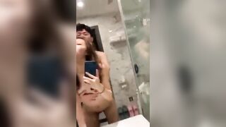 Say rượu, Rủ bạn thân vào WC Doggy Djt lồn quay video Vú To Rậm Lông Loli rên rỉ