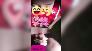 Giữa đường dừng xe bắt bạn thân bú cu
