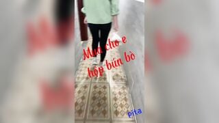 mua cho em sinh viên tô bún bò thì được xuất ngập bím em nó - phần 1