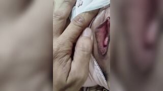 Hồi hộp đêm khuya vạch quần sịp dì ra đụ không bao