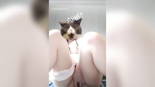 Con đĩ dâm loàn Genz da trắng dáng ngon mê bú cu thích móc lồn rỉ nước ướt bím #3