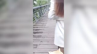 Em ghệ biến thái thích thả rông thủ dâm ngoài đường