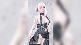 Em gái Umeko J cosplay Emma Tactical Upgrade Secret Therapy - NIKKE
