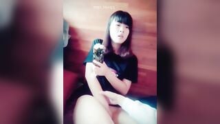 Sun Yuzhu chụp ảnh selfie cùng bạn trai 1