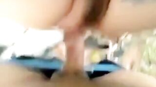 Chở chị dâu đi chợ về giữa đường để chị lên xe địt