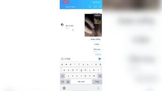 Gạ được em gái 2k8 chat sex qua Zalo nứng quá đi mất