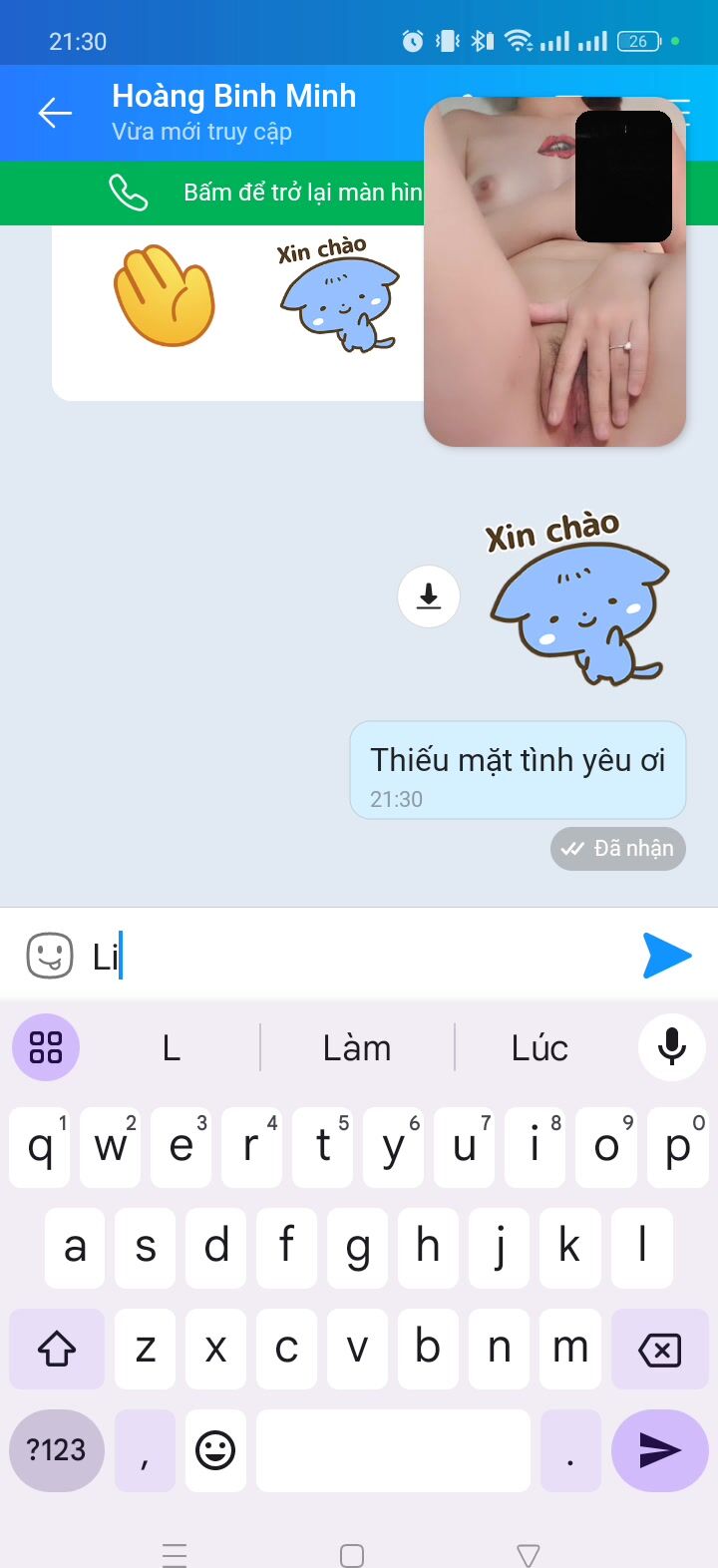 Bé 2006 dâm đãng thủ dâm