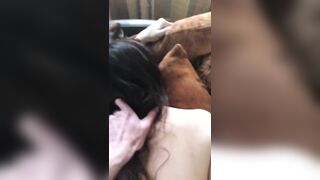 Chị dâu bị nắm đầu doggy nên không chạy được