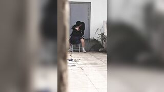 Em gái cho người yêu đụ bên vệ đường P3