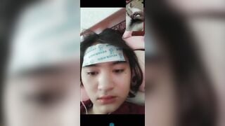 Gọi video thấy mặt cho anh thủ dâm p2