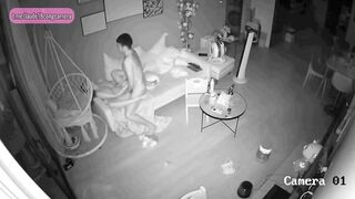 Hack Camera Cặp vợ chồng trẻ chịch nhau cực sung trên ghế sofa