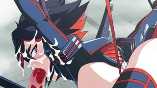 hentai 2d Matoi Ryuko bị xúc tu đụ nát lỗ đít lồn miệng Kill la Kill ngoại truyện
