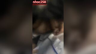Em nữ sinh lén lút bú cu cho bạn thân ở cầu thang trường học lúc nghỉ giải lao