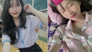 Sex Nguyễn Ngọc Hân 2K8 love 11A8 lồn còn non