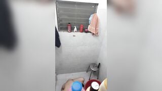 Quay lén con em kính cận đi tắm, đky kênh ib chat dam xả nung nè