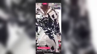 vợ thầy long lộ clip thay đồ trực tiếp trên live