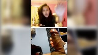 Omegle cho người lạ xem xuất tinh P2