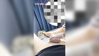 Đi spa chim mà sướng quá phọt tinh luôn