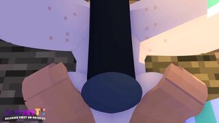Minecraft sex: amber bị ma allie nhập cho ngựa đụ