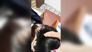 Xin mẹ qua nhà bạn học thêm, em học sinh c3 bị bạn trai xả tinh vào mồm