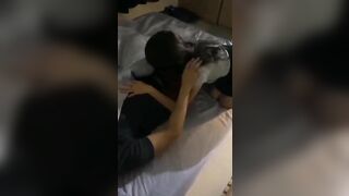 Chịch lén với anh rể khi chị đang ngủ