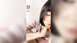 Em idol xăm trổ #Tracy #MMLive mỏ hỗn nhưng có lồn hồng không lông cực phẩm luôn, xem