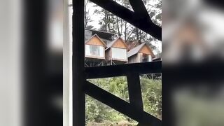 Đà Lạt view này chill thật, thằn lằn bám kính giữa ban ngày