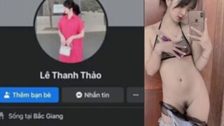 Clip Sex Lê Thanh Thảo Mặt Đẹp Chuẩn Mình Dây Thủ Dâm