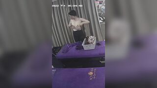 Bạn Gái Quang Hải Chu Thanh Huyền Tại Spa 2