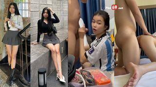 Clip sex Em teen xinh và bạn trai, em bú cái nét dâm quá